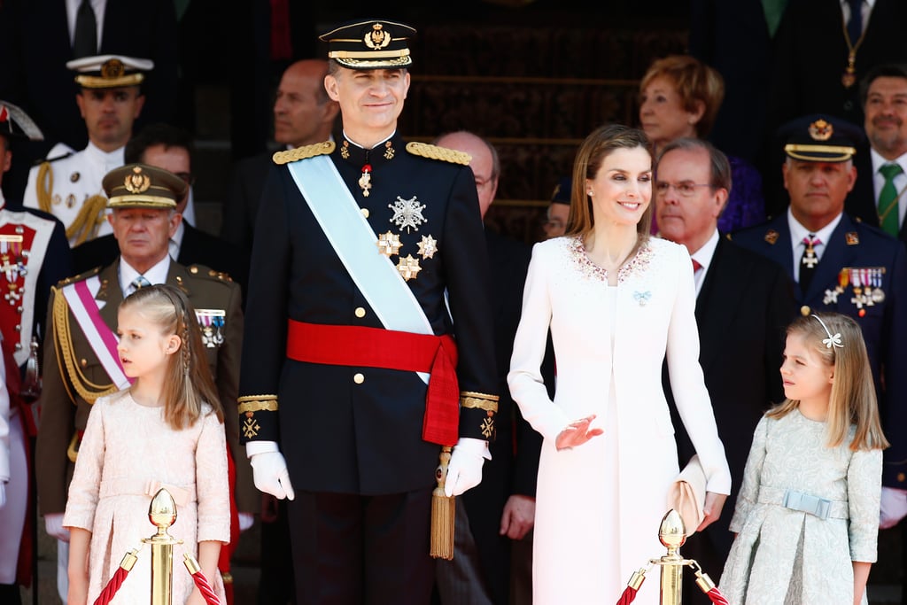 Spanish Royals King Felipe And Queen Letizia Coronation Popsugar