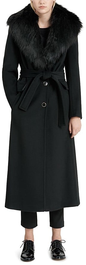 Bereid Verplicht Losjes Calvin Klein Faux Fur Trim Wrap Coat | We Can Only See Half of Kate  Middleton's Regal Coat, but It's Already Etched in Our Memories | POPSUGAR  Fashion Photo 12