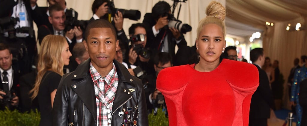 Pharrell Williams and Wife Helen at the 2017 Met Gala