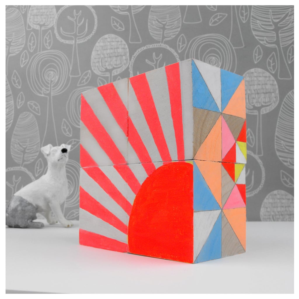 Add these Geometric Neon Art Blocks ($60) to your coffee table for an instant conversation starter.
Add these Geometric Neon Art Blocks ($60) to your coffee table for an instant conversation starter.