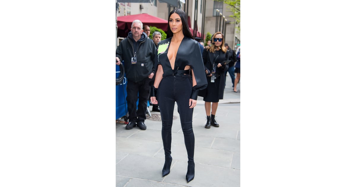 Kim Kardashian Balenciaga Boots  POPSUGAR Fashion