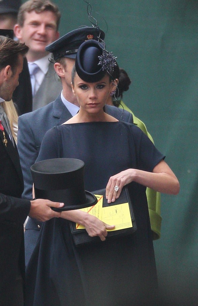 Victoria Beckham's Outfits at the Royal Weddings