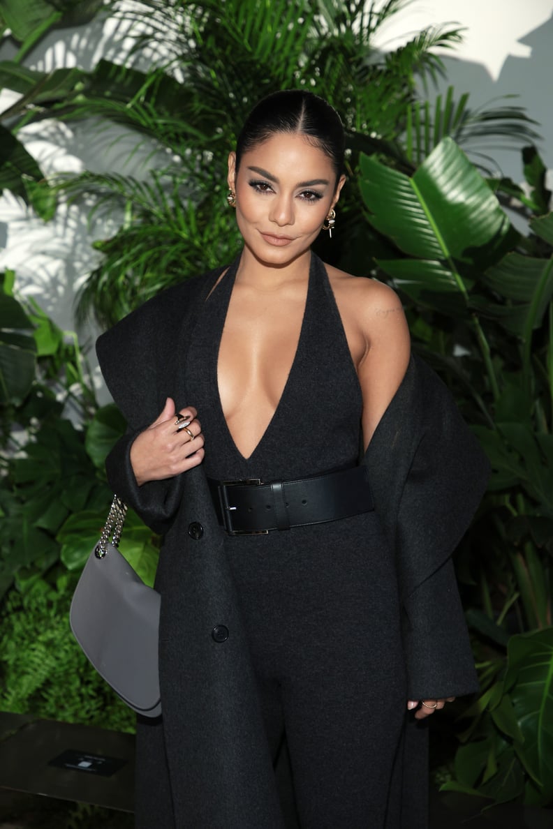 NEW YORK, NEW YORK - SEPTEMBER 14: Vanessa Hudgens attends the Michael Kors Collection Spring/Summer 2023 Runway Show on September 14, 2022 in New York City. (Photo by Dimitrios Kambouris/Getty Images for Michael Kors)