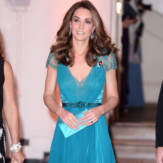 Kate Middleton Blue Jenny Packham Gown 2018