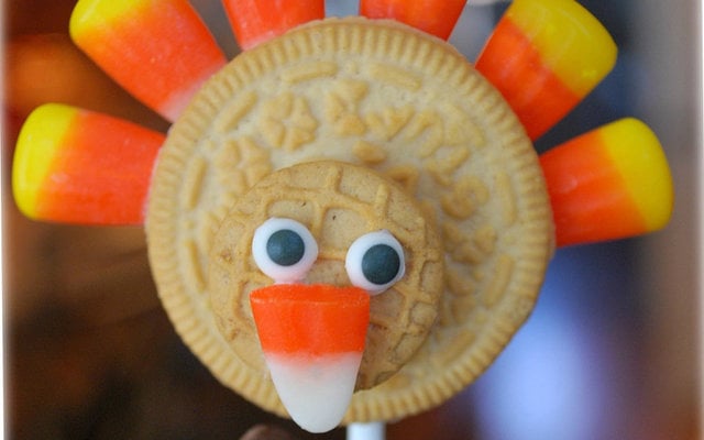 Turkey Cookie Pops