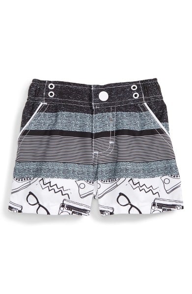 Andy & Evan '80s Stripe Board Shorts