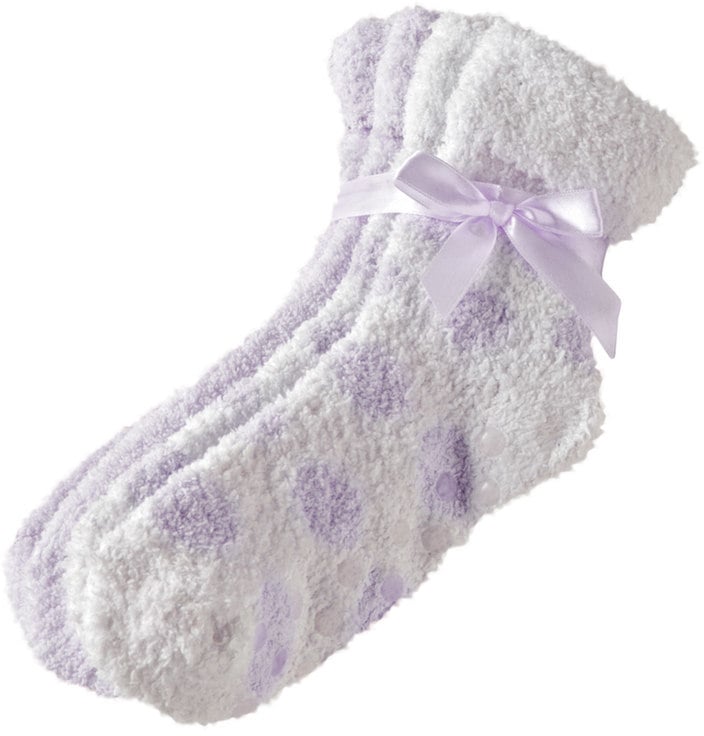 Earth Therapeutics  Dotted Shea Butter Thera-Soft Socks