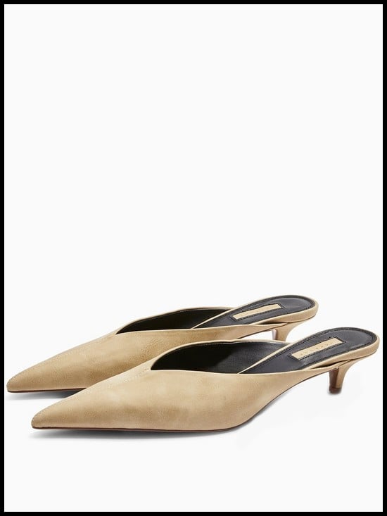 Topshop Josie Point Kitten Mules