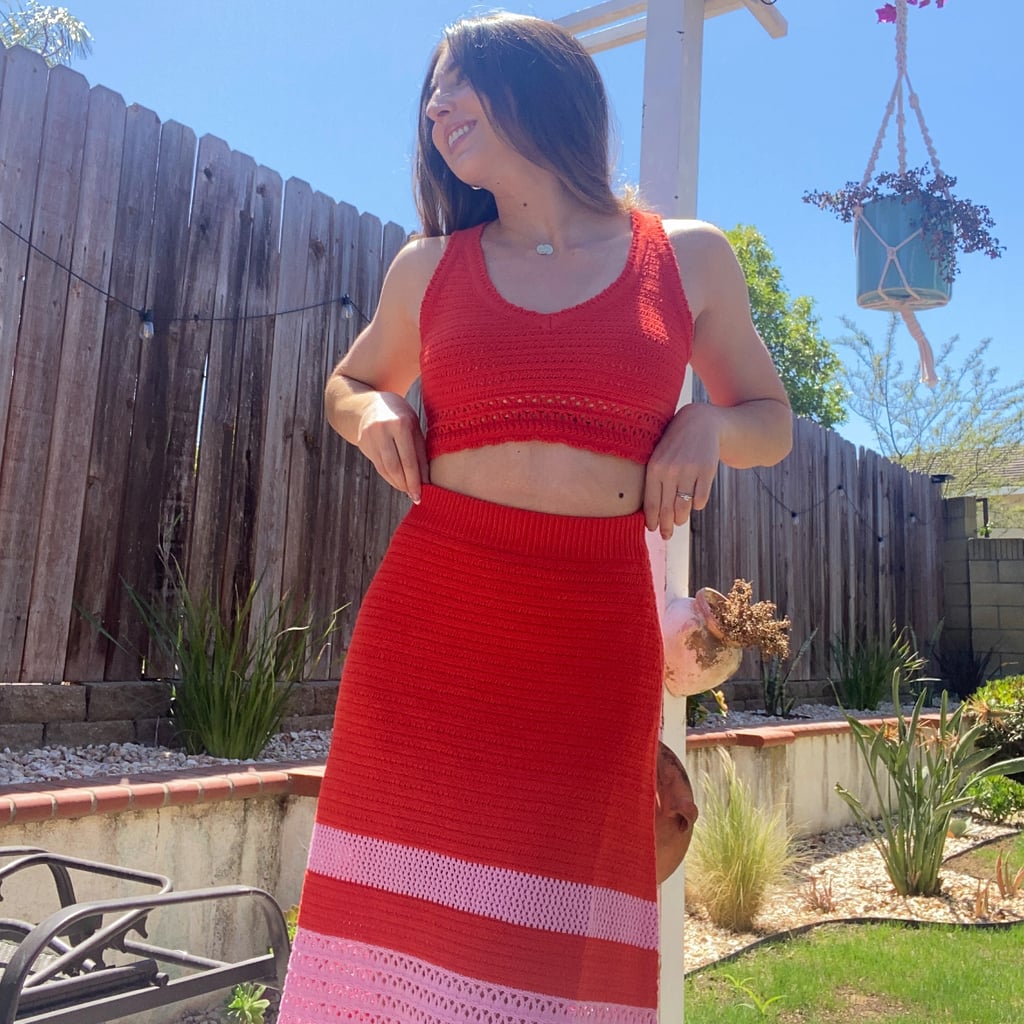 Walmart Scoop Crochet Sleeveless Top and Midi Skirt Review