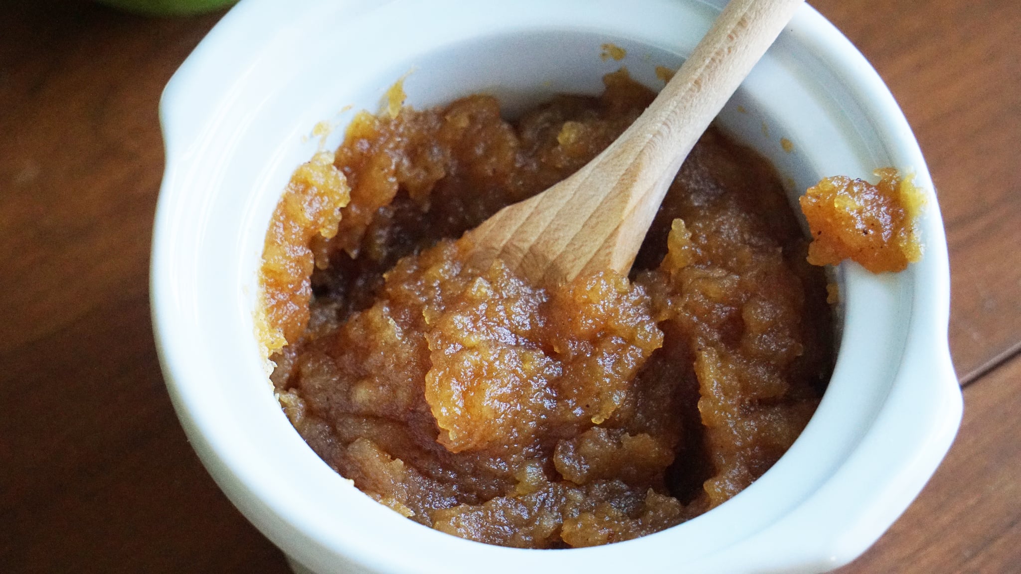 homemade kombucha apple sauce recipe step: finished apple sauce