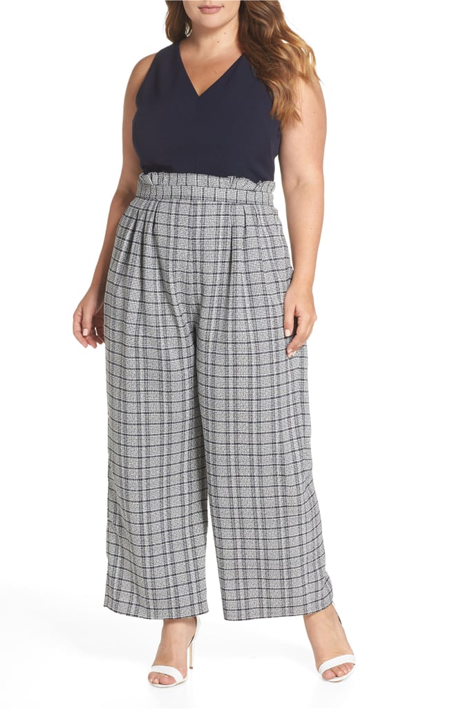 Chelsea28 Wide Leg Tweed Jumpsuit