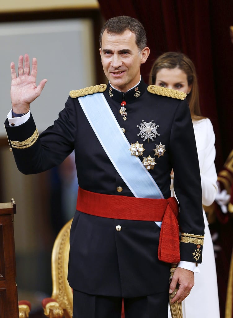 Spanish Royals King Felipe And Queen Letizia Coronation Popsugar