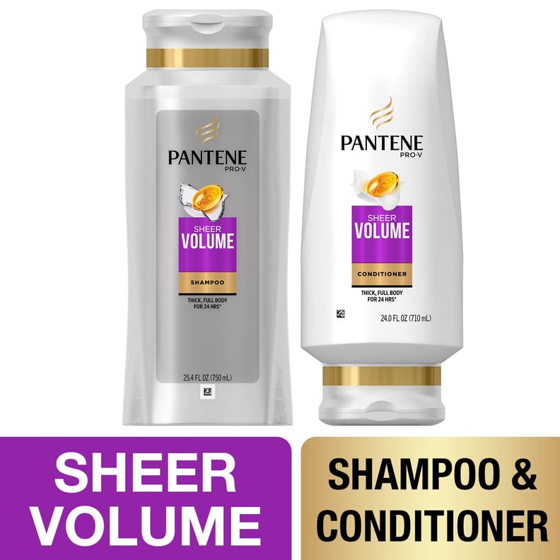 Pantene, Shampoo and Sulfate Free Conditioner Kit, Pro-V Sheer Volume for Fine Hair