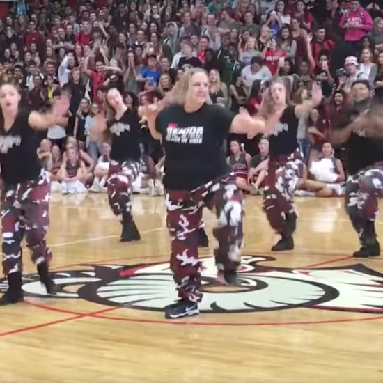 High School Principal Joins in Step Team's Performance