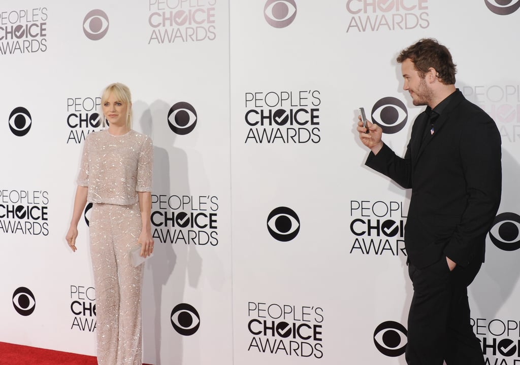 He snapped his own red carpet picture of Anna when they attended the 2014 People's Choice Awards together in LA.