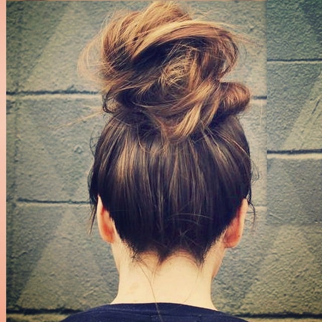 Your go-to updo? A messy bun, obvi.