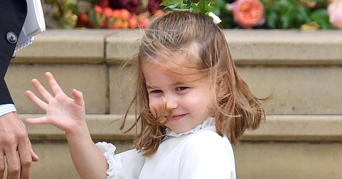 Pictures of Princess Charlotte Waving | POPSUGAR Celebrity