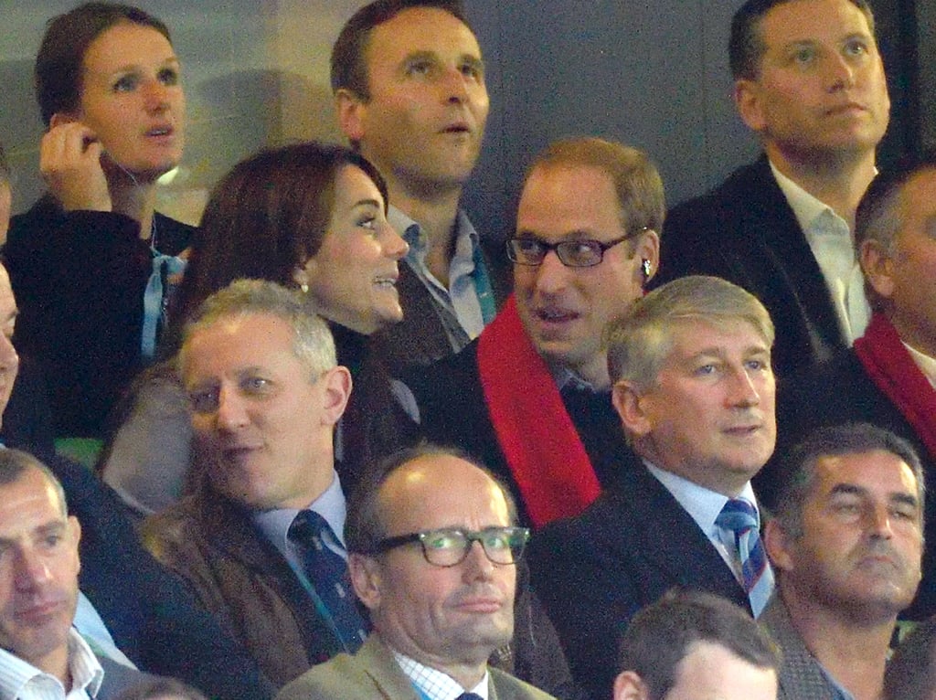 Kate Middleton and Prince William at Rugby World Cup 2015