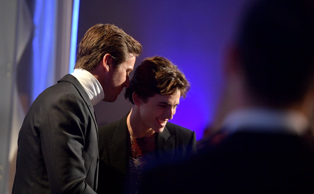 Timothée Chalamet and Armie Hammer at Hollywood Film Awards