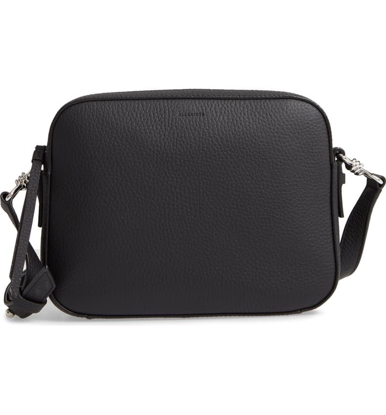 AllSaints Captain Lea Leather Crossbody Bag