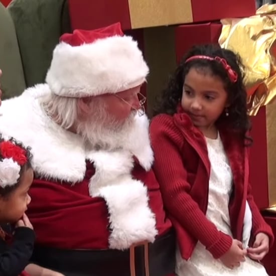 Santa Surprises Little Girl With Dad's Military Homecoming