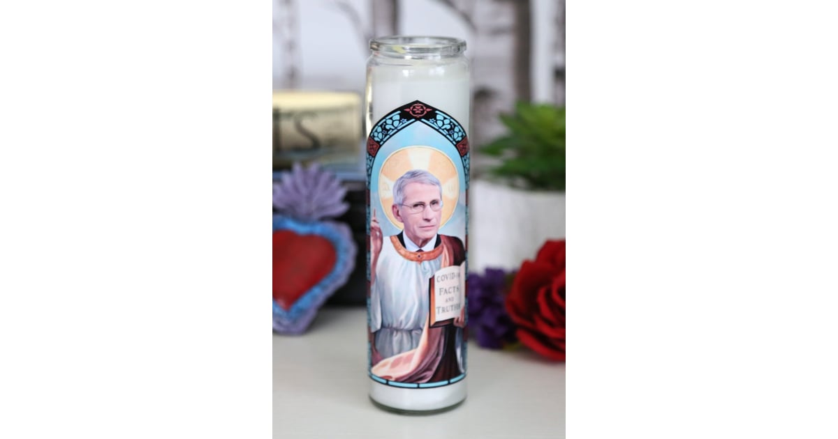 Patron Saint of Staying Home Prayer Candle Anthony Fauci Products and