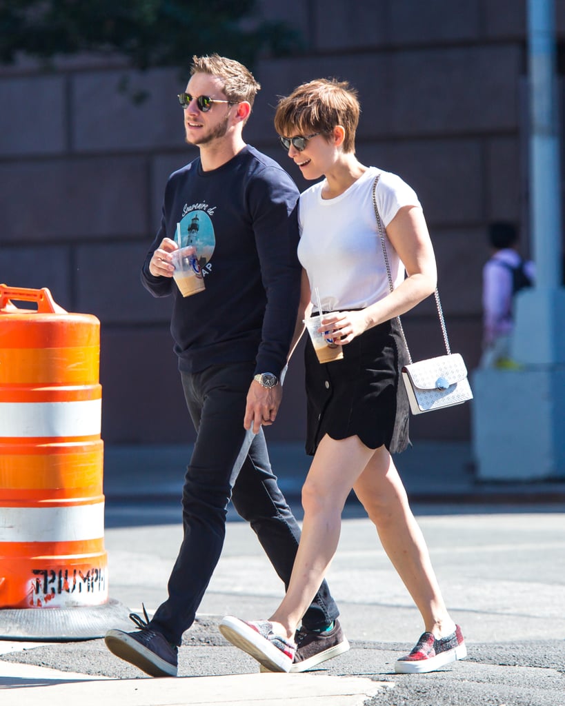 Kate Mara and Jamie Bell Out in NYC September 2015