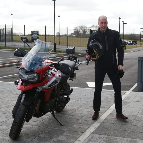 Prince William Riding a Motorcycle February 2018