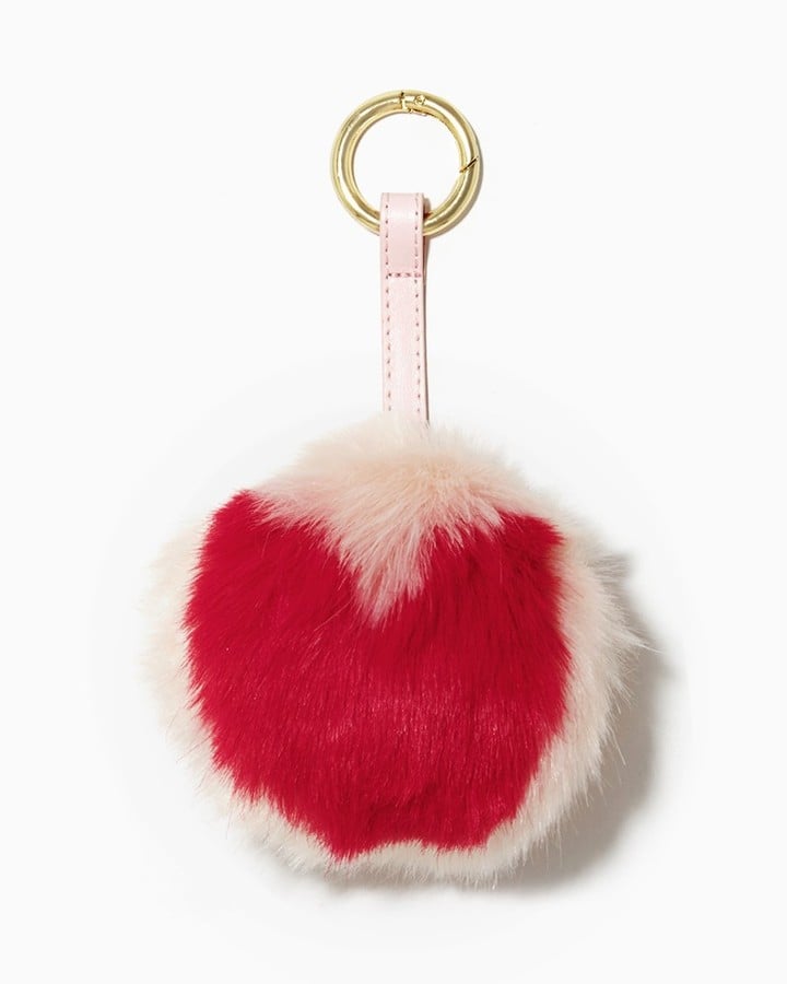 Be Mine Furry Pom Keychain