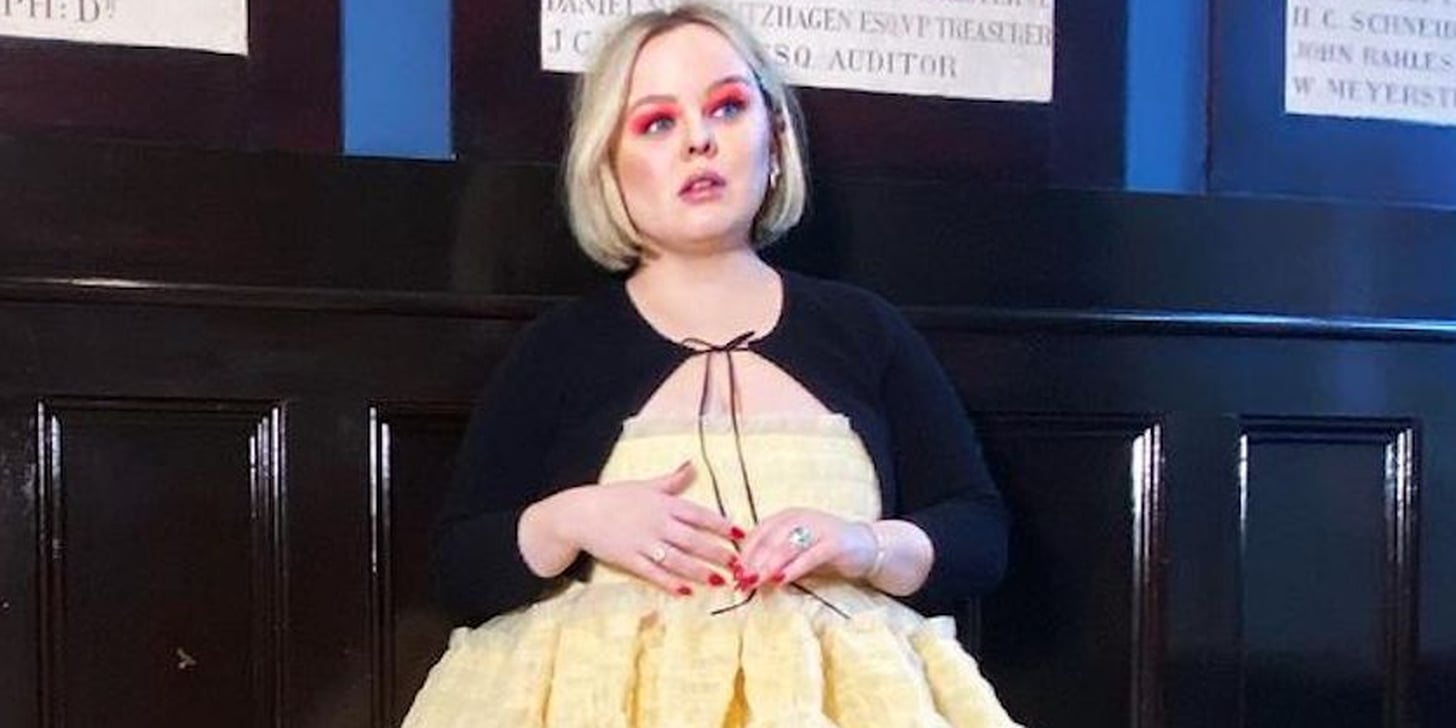 nicola coughlan gold dress Nicola Coughlan's 'Bridgerton' Dress Quietly References Penelope  Featherington