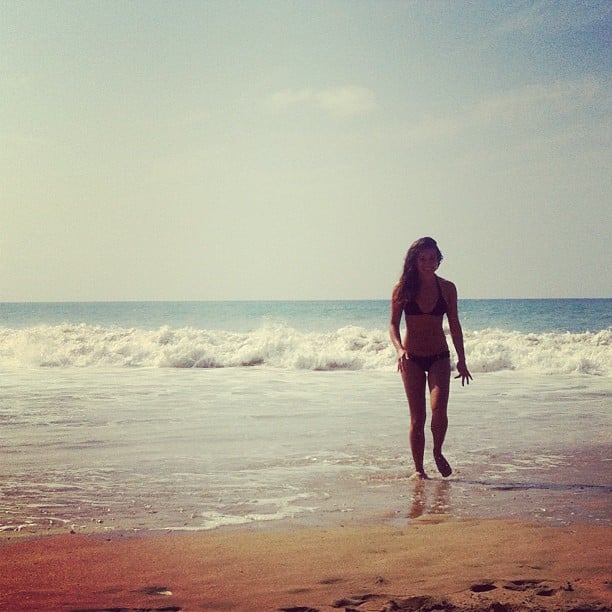 She showed off her bikini body while vacationing in Mexico in May 2013.
Source: Instagram user msleamichele