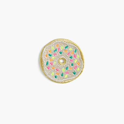J.Crew Kids' Donut Iron-on Critter Patch