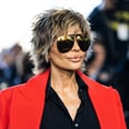 Lisa Rinna Pairs Her "Mixie" Haircut With a Plunging Sequin Top