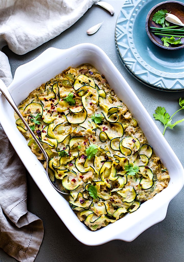 Paleo Tuna Green Chile Zoodle Casserole