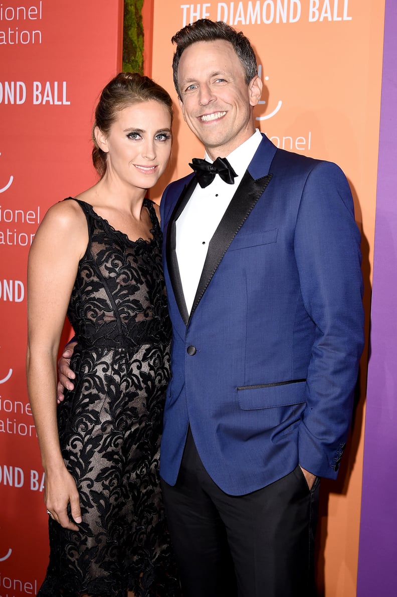 Alexi Ashe and Seth Meyers at the 2019 Diamond Ball