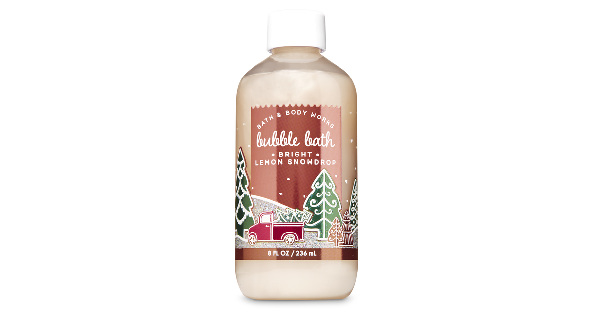 Bright Lemon Snowdrop Bubble Bath | Bath & Body Works Just ...