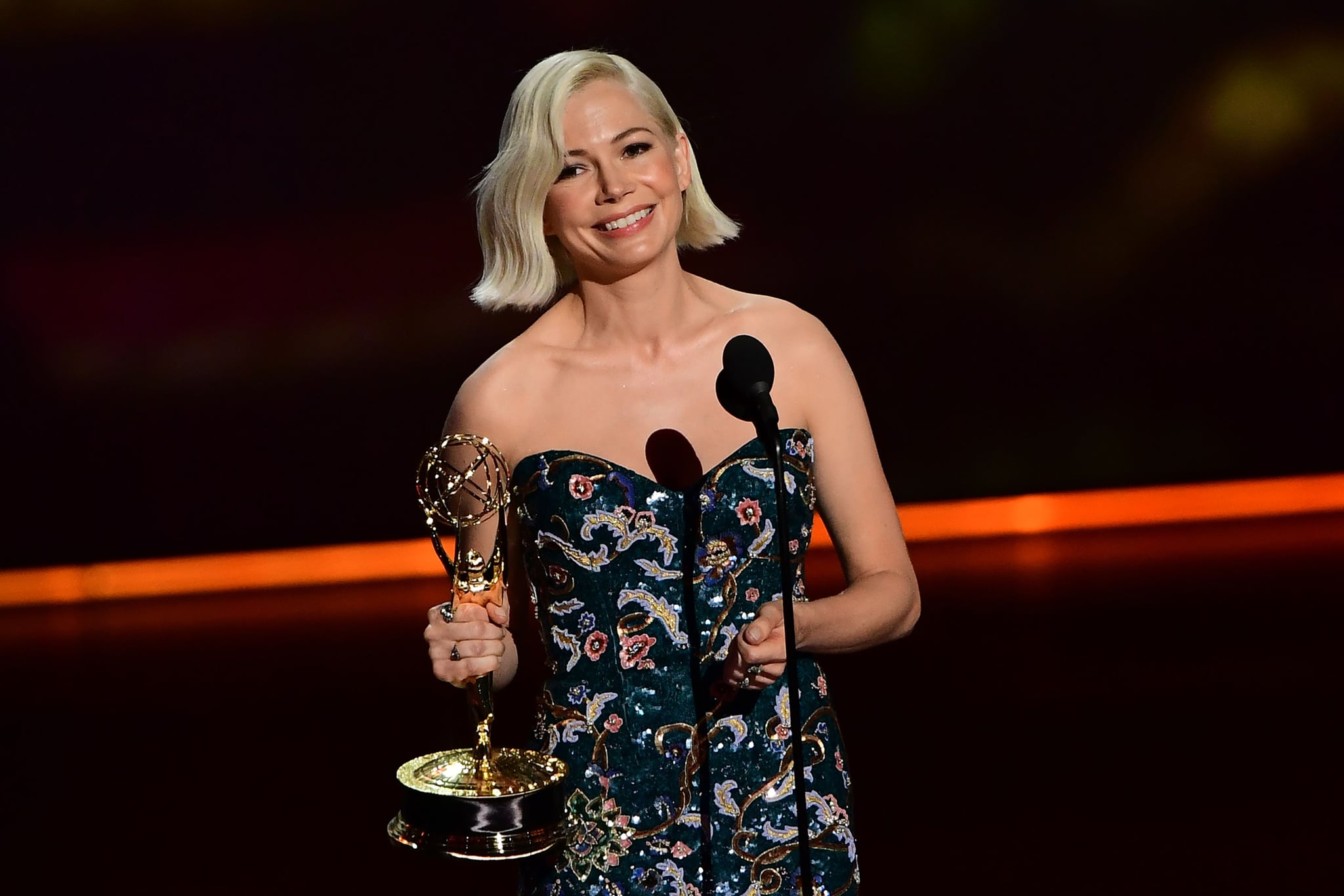 Michelle Williams accepts the Outstanding Lead Actress in a Limited Series or Movie award for 