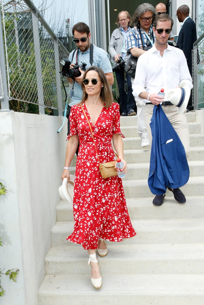 Pippa Middleton Red Ralph Lauren Dress