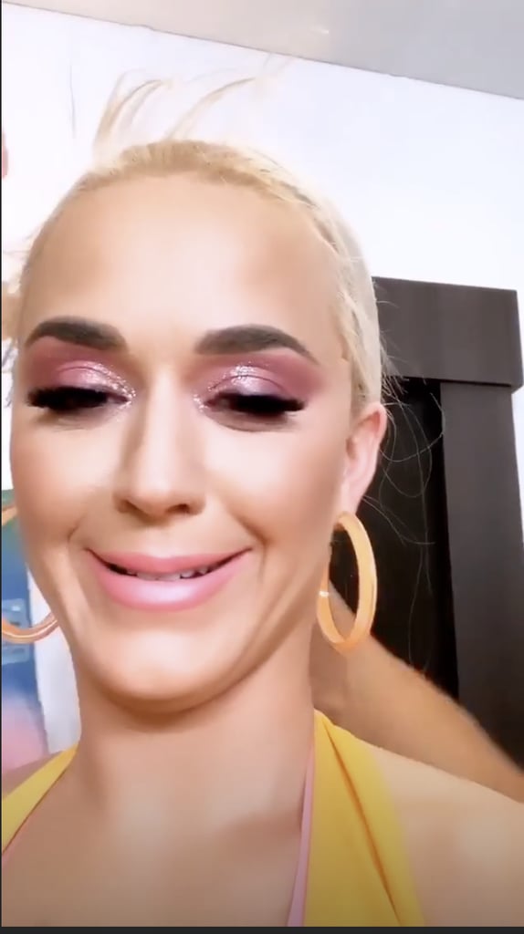 Katy Perry With Shoulder Length Platinum Blond Hair May 2019