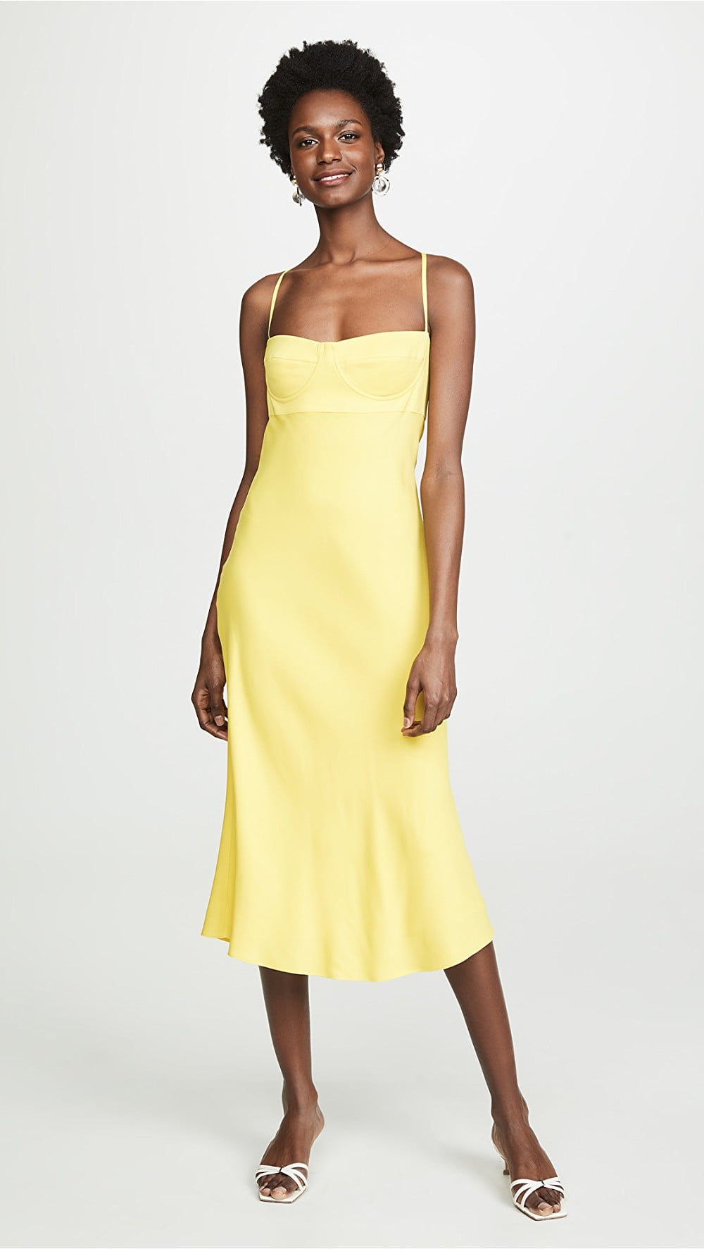 michelle mason yellow dress