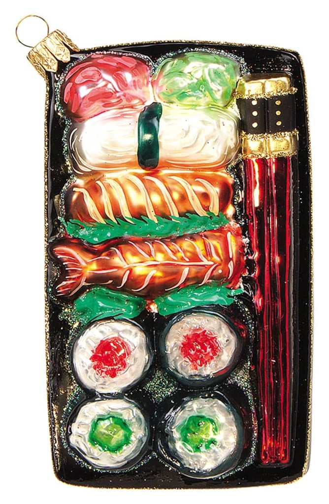 Nordstrom at Home Sushi Plate Handblown Glass Ornament