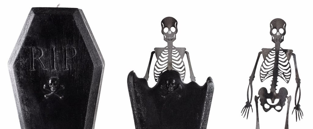 This Coffin Candle Melts to Reveal a Spooky Skeleton Inside