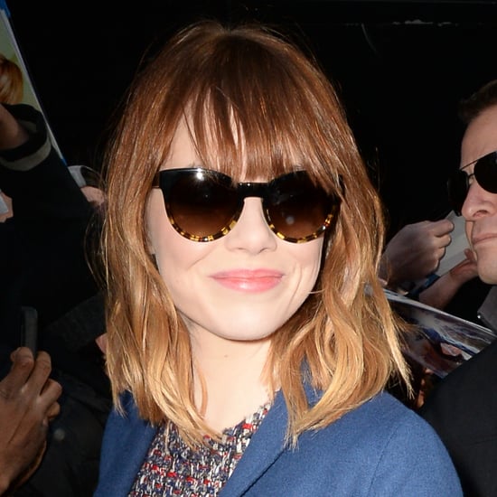 Emma Stone Bangs 2014