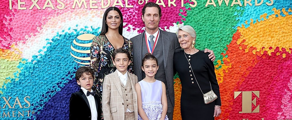 Matthew McConaughey and His Family at Texas Medal of Art