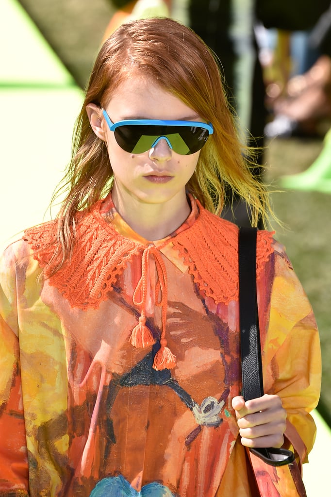Sunglasses on the MSGM Runway at Milan Fashion Week