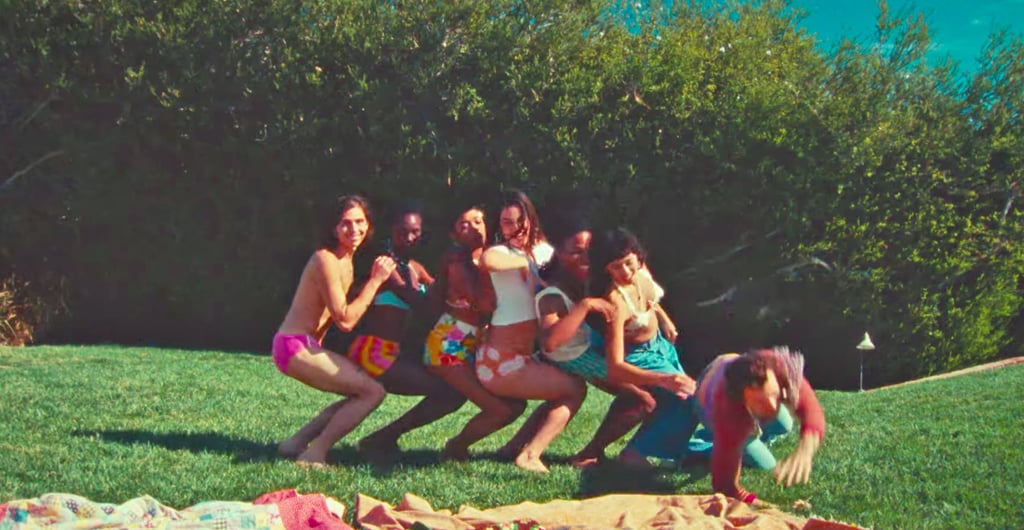 Retro Swimsuit Moments in "Watermelon Sugar"