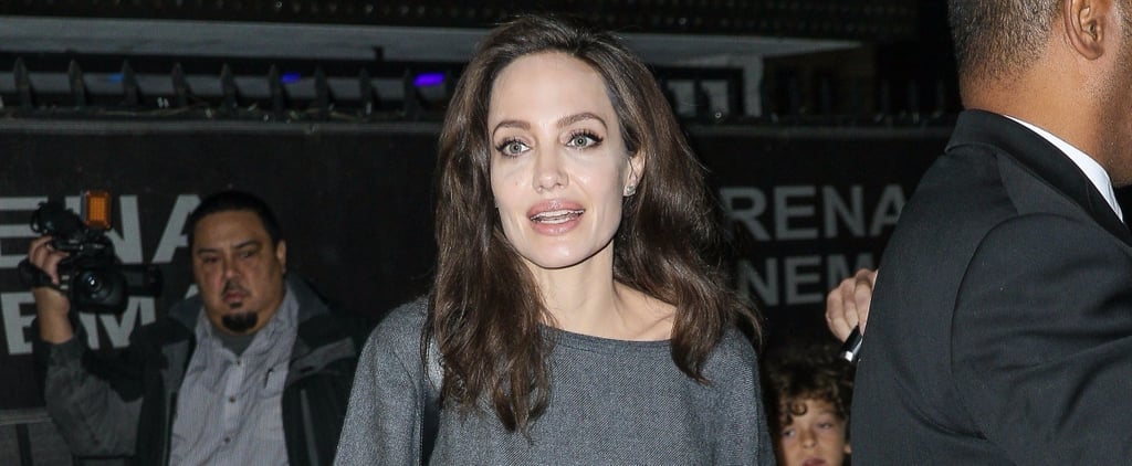 Angelina Jolie Wearing Black Booties
