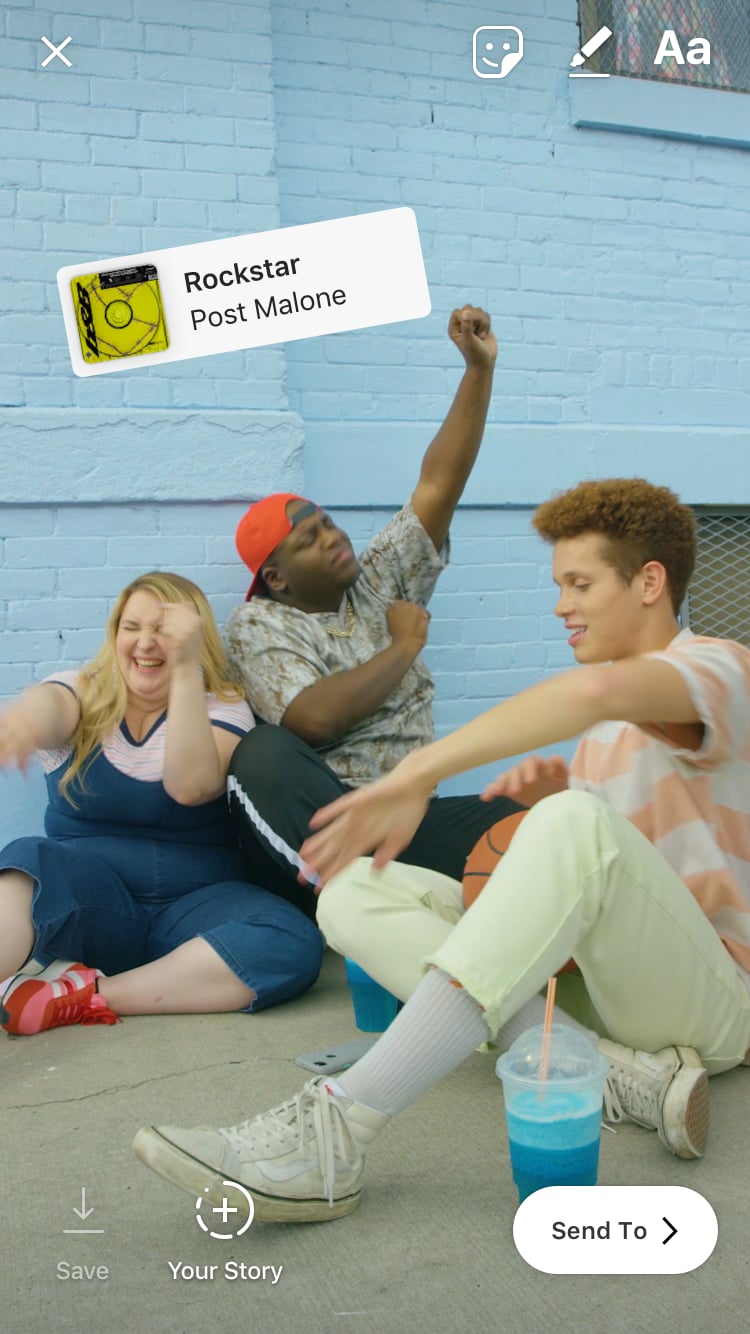 Once You Select A Song A Sticker Will Show Up So Your Followers Can See The Artist And Song Name Omg You Can Now Add Music To Your Instagram Stories