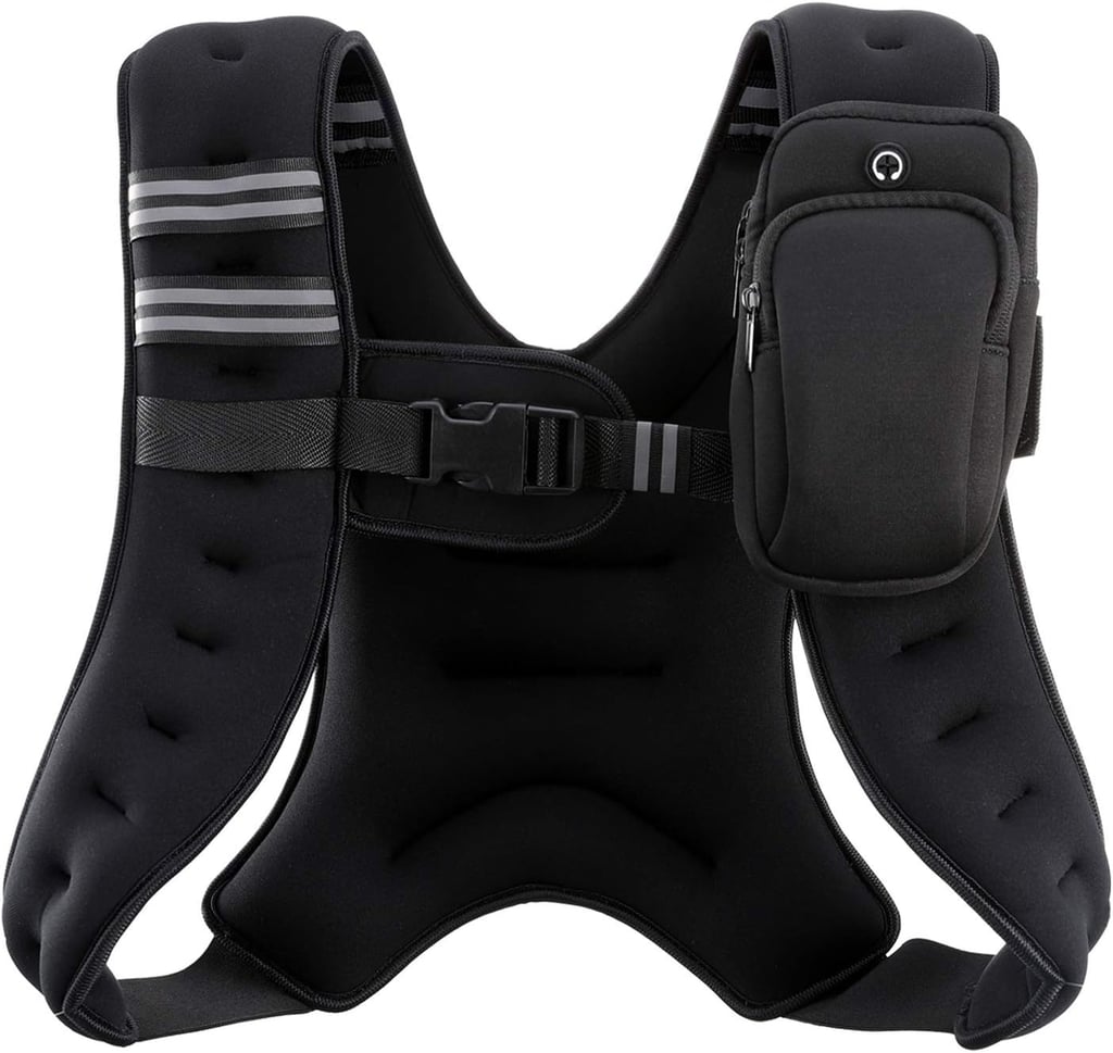 Zelus Weighted Vest ($24, originally $34)
This weighted vest can turn a walk into a full-fledged workout. It comes in three different weights, has a zippered pocket where I can stash valuables, and can be adjusted through the straps so that I'm always comfortable.