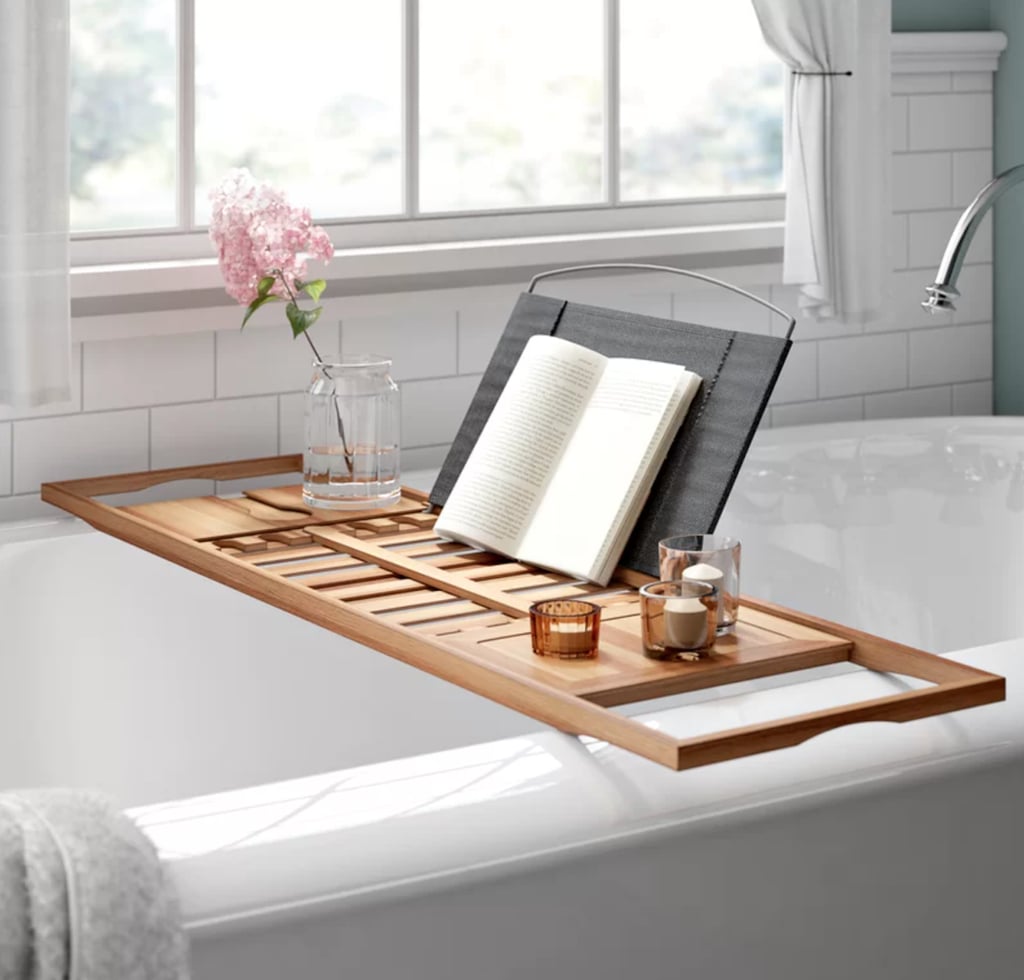 Gifts Under $50 For Women in Their 40s: Rebrilliant Gardner Bamboo Bath Caddy